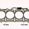 Head Gasket VW Audi AXR BJB BKC AXB AXC NHG138-3 - FAI