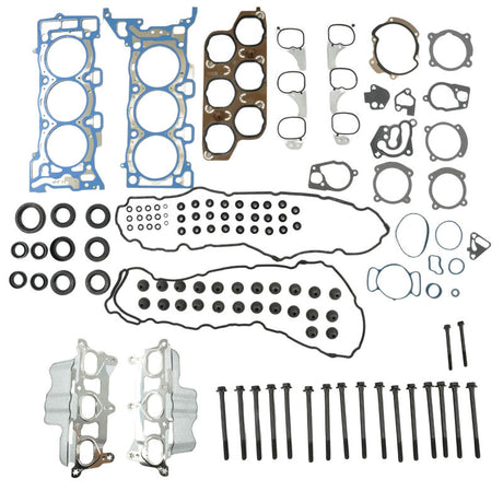 VRS Cylinder Head Gasket + Head Bolt Set Fit For Holden Commodore VZ VE V6 3.6L LE0 LY7 - Machter