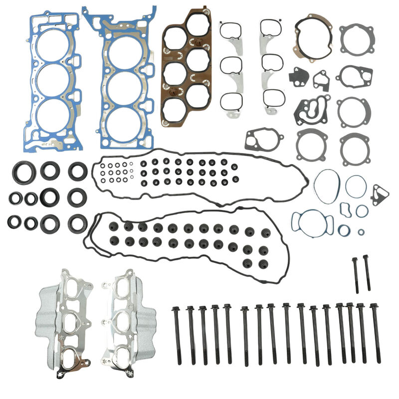 VRS Cylinder Head Gasket + Head Bolt Set Fit For Holden Commodore VZ VE V6 3.6L LE0 LY7 HGKIT-HLN004 - Machter