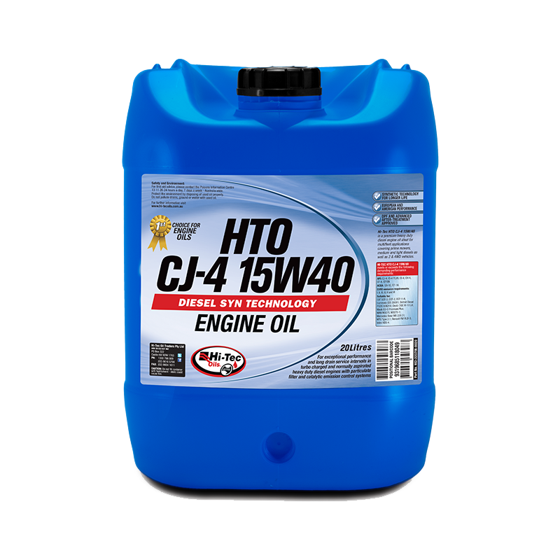 HTO CJ-4 15W/40 - Hi-Tec Oils