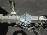 1 x Set Of Fold Away Hinge Kit Zinc Plated Suit For 3x3 Trailer Tongue HINGE-3X3 - Machter
