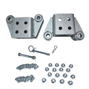1 x Set Of Fold Away Hinge Kit Zinc Plated Suit For 3x3 Trailer Tongue HINGE-3X3 - Machter