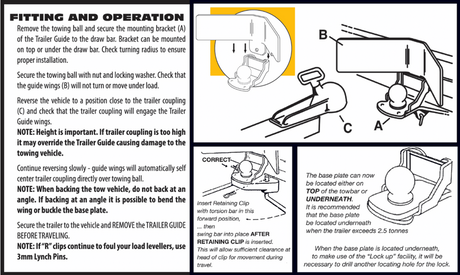 Caravan Reversing Guide Hitch Aid Towing Caravan Trailer Boat Camper HITCH-001 - Machter