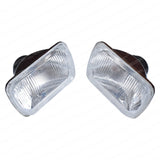 7 x 5 Inches Headlight H4 Upgrade Kit Fit For Hilux 83-05 Hi Watt Globes 1 Pair HL-001S - Machter