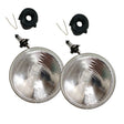 Headlight Kit Semi Sealed Headlamps with Super Bright H4 60W 7" Round 178mm HL-002S - Machter