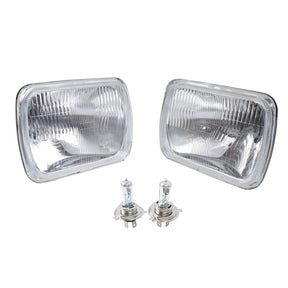Headlight H4 Kit Fit For Mitsubishi Triton 1986-2006 60/55W Globes 1 Pair HL-003S - Machter