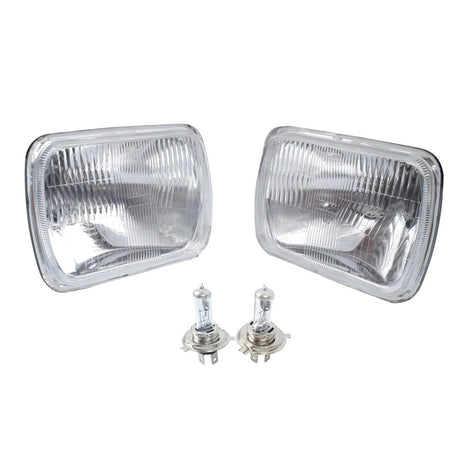 Headlight H4 Kit Fit For Mitsubishi Triton 1986-2006 60/55W Globes 1 Pair HL-003S - Machter
