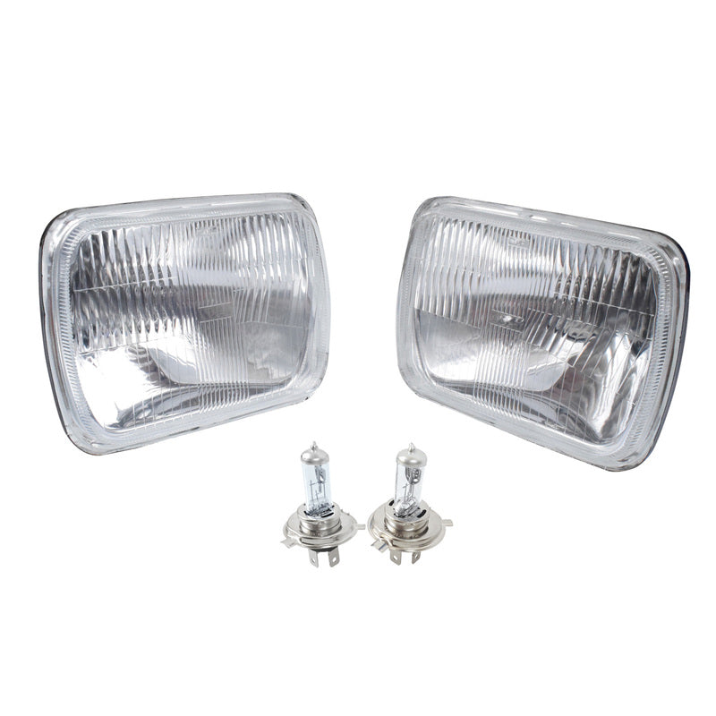 Headlight H4 Kit Fit For Mitsubishi Triton 1986-2006 60/55W Globes 1 Pair HL-003S - Machter