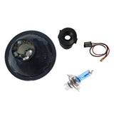 Headlight Upgrade Kit 2 x 7" Round Lamp 60/55W H4 Halogen Conversion Kit Pair HL-005B - Machter