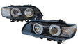 CCFL Angel-Eyes Projector Head Lights Fit For BMW X5 E53 PRE LCI 2000-2003 HL-BMW021LS - Machter