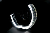 3D LED Dual Halo Black Projector Head Light Fit For BMW X5 E53 1999-2003 HL-BMW022LS - Machter