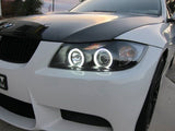 Black CCFL Angle Eye Projector Headlight Fit For BMW E90 Sedan 2005-2008 HL-BMW025LS - Machter