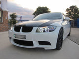 Black CCFL Angle Eye Projector Headlight Fit For BMW E90 Sedan 2005-2008 HL-BMW025LS - Machter
