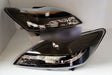 Black LED Projector Headlights Fit For Ford Focus XR5 Hatch 2008-2011 HL-FD023LS - Machter