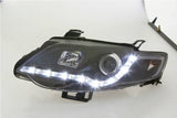 Black LED DRL Headlights Fit For Ford Falcon FG Sedan FPV XR6 XR8 2007-2014 HL-FD026LS - Machter