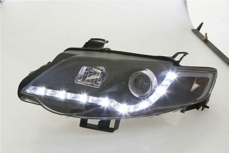 Black LED DRL Headlights Fit For Ford Falcon FG Sedan FPV XR6 XR8 2007-2014 HL-FD026LS - Machter