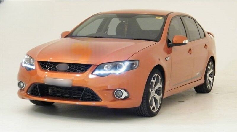 Black LED DRL Headlights Fit For Ford Falcon FG Sedan FPV XR6 XR8 2007-2014 HL-FD026LS - Machter