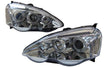 Clear LED Angel-Eyes Projector Headlights Fit For Honda Integra DC5 Type S Type R 2001-2003 HL-HD023LS - Machter