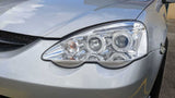 Clear LED Angel-Eyes Projector Headlights Fit For Honda Integra DC5 Type S Type R 2001-2003 HL-HD023LS - Machter