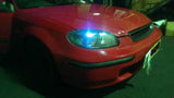 Black LED Angle Eye Projector Headlights Fit For HONDA Civic EK VTI 1996-1998 HL-HD027LS - Machter