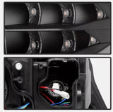 Black 3D DRL Projector LED Signal Headlights Fit For BMW 3-Series E91 E90 Sedan 2009-2012 HL-HD031LS - Machter