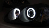 Black CCFL Angle Eye Projector Headlights Fit For Honda CIVIC EK VTIR VTIS 1999-2000 HL-HD032LS - Machter