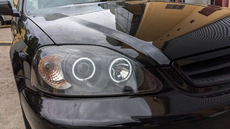 Black CCFL Angle Eye Projector Headlights Fit For Honda CIVIC EK VTIR VTIS 1999-2000 HL-HD032LS - Machter