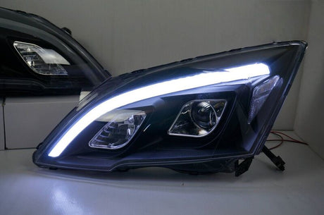 3D LED DRL Looks Projector Headlights Fit For Honda CR-V CRV 2007-2012 - Machter