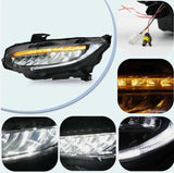 Full LED Projector Headlights Sequential DRL Fit For Honda Civic Type R FK7 FK8 2016-2021 HL-HD035LS - Machter