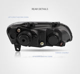 LED Headlights Sequential Blinker Fit For Holden VE Commodore Series 1&2 With HID Xenon Globes HL-HLN002LED - Machter