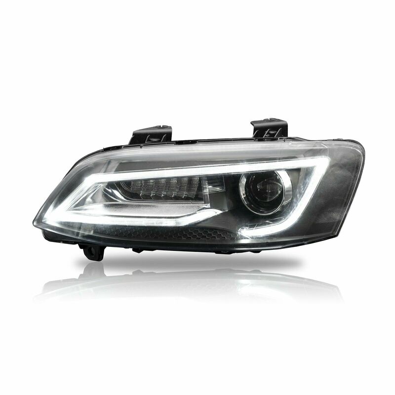 LED Headlights Sequential Blinker Fit For Holden VE Commodore Series 1 & 2 Without Globe HL-HLN002 - Machter