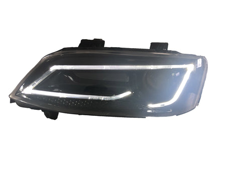 Black LED Headlights Sequential Blinker Fit For Holden VE Commodore Series 1 & 2 Without Globe HL-HLN004 - Machter