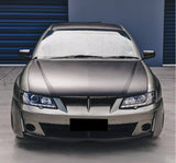 Black DRL LED Projector Head Lights Fit For Holden Commodore VY UTE 2002-2004 HL-HLN024LS - Machter