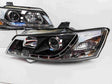 Black DRL LED Projector Head Lights Fit For Holden Commodore VY UTE 2002-2004 HL-HLN024LS - Machter