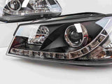 Black DRL LED Projector Head Lights Fit For Holden Commodore VZ UTE 2004-2006 HL-HLN025LS - Machter