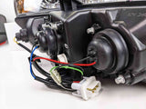 Black DRL LED Projector Head Lights Fit For Holden Commodore VZ UTE 2004-2006 HL-HLN025LS - Machter