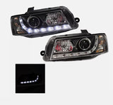 Black DRL LED Projector Head Lights Fit For Holden Commodore VZ UTE 2004-2006 HL-HLN025LS - Machter