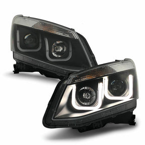 Back LED DRL Projector Headlights Fit For Isuzu D-MAX DMAX UTE 2012-2016 HL-IS001LS - Machter