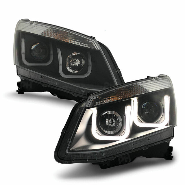 Back LED DRL Projector Headlights Fit For Isuzu D-MAX DMAX UTE 2012-2016 HL-IS001LS - Machter