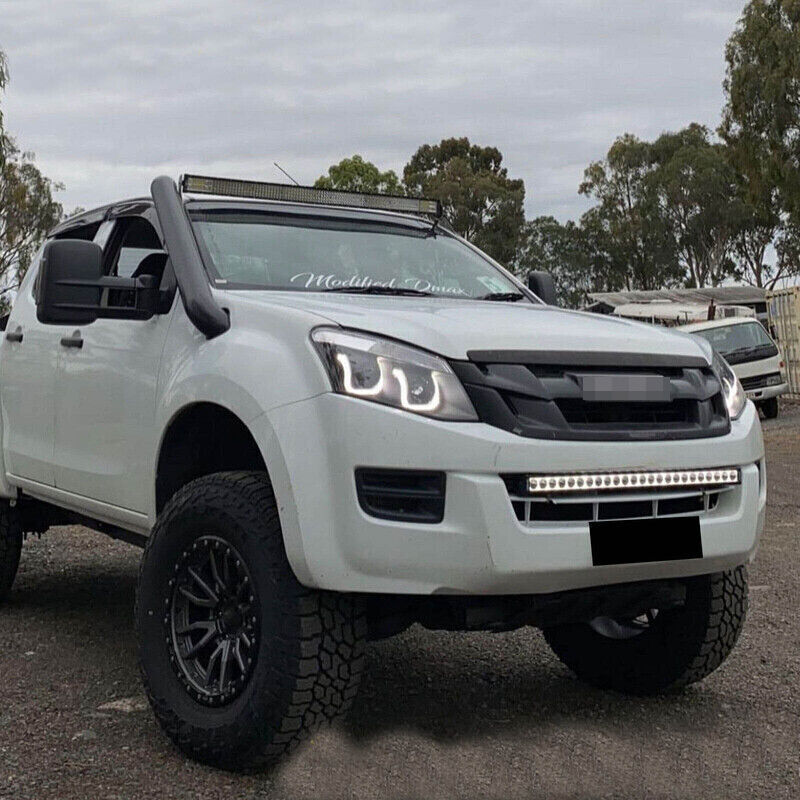 Back LED DRL Projector Headlights Fit For Isuzu D-MAX DMAX UTE 2012-2016 HL-IS001LS - Machter