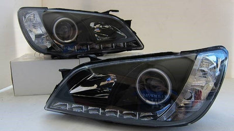 Black CCFL DRL Projector Headlights Fit For Lexus IS200 IS300 Toyota Altezza 1999-2005 HL-LX021LS - Machter
