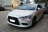 Angel Eyes DRL LED Headlights Fit For Mitsubishi Lancer EVO X CJ VRX 2007-2018 HL-MB001LS - Machter