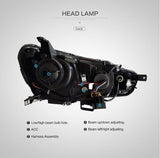 Demon Eye 3D LED DRL Projector Head Light Fit For Mitsubishi Lancer CJ EVO X VRX 2007-2017 HL-MB003LS - Machter