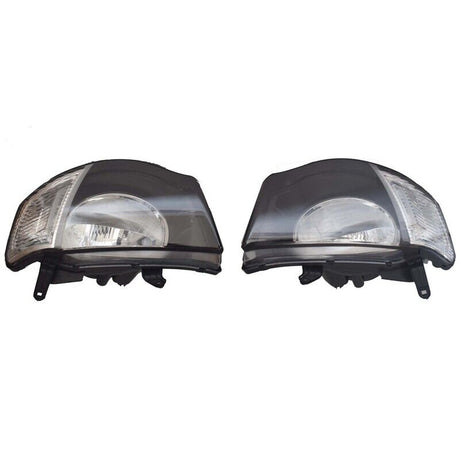 Pair Head Light Lamps Fit For Mitsubishi Triton Ute MN 2009~2015 GL GLX - Machter