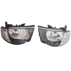 Pair Head Light Lamps Fit For Mitsubishi Triton Ute MN 2009~2015 GL GLX HL-MB003 - Machter