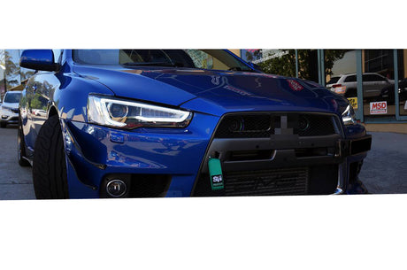 3D Neon LED DRL Projector Headlights Fit For Mitsubishi Lancer CJ EVO X VRX 2007-2017 - Machter