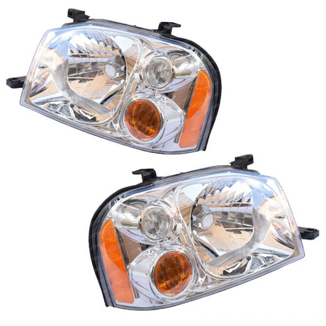 HeadLight Fit For Nissan Navara D22 Series 2001-2014 L+R HL-NS001 - Machter