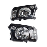 Black Smoked Pair Headlights Fit For Nissan Patrol GU Series GU4 Y61 10/2004-2016 HL-NS004 - Machter