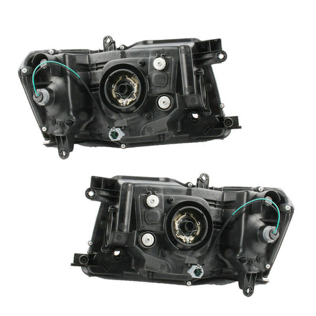 Black Smoked Pair Headlights Fit For Nissan Patrol GU Series GU4 Y61 10/2004-2016 HL-NS004 - Machter