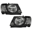 Black Smoked Pair Headlights Fit For Nissan Patrol GU Series GU4 Y61 10/2004-2016 HL-NS004 - Machter